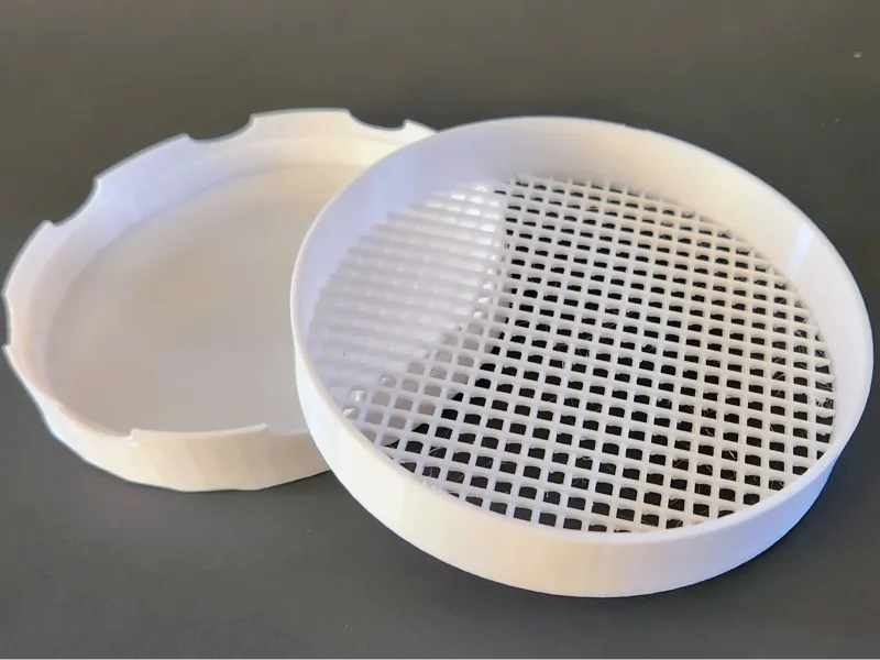 12cm Cheese Hoop Endcap & Drain Tray
