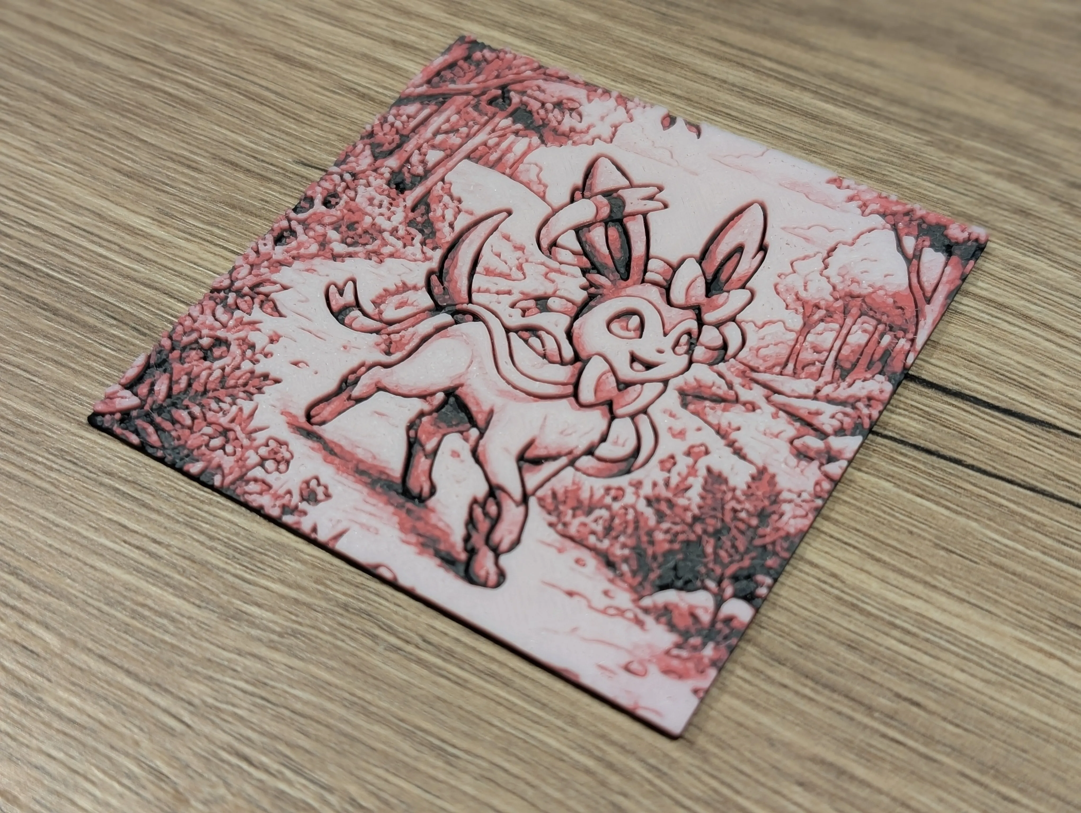 Eeveelution Pokemon Hueforge & Frame - Free 3D Print Model - MakerWorld