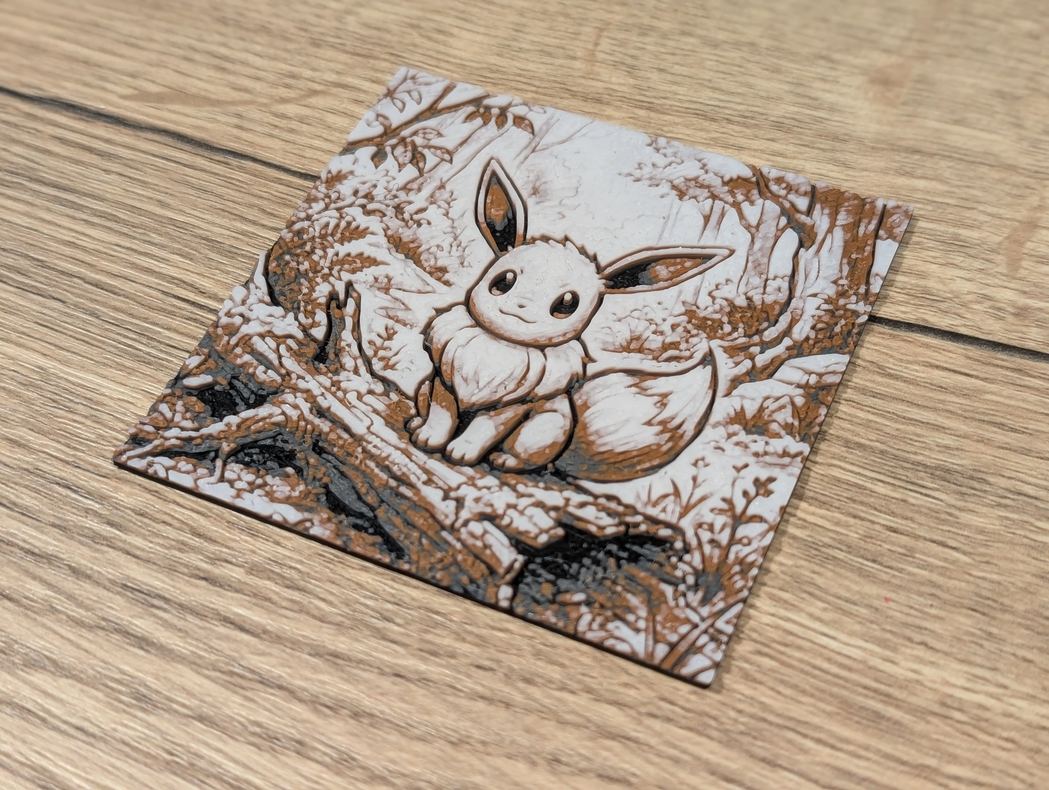 Eeveelution Pokemon Hueforge & Frame - Free 3D Print Model - MakerWorld