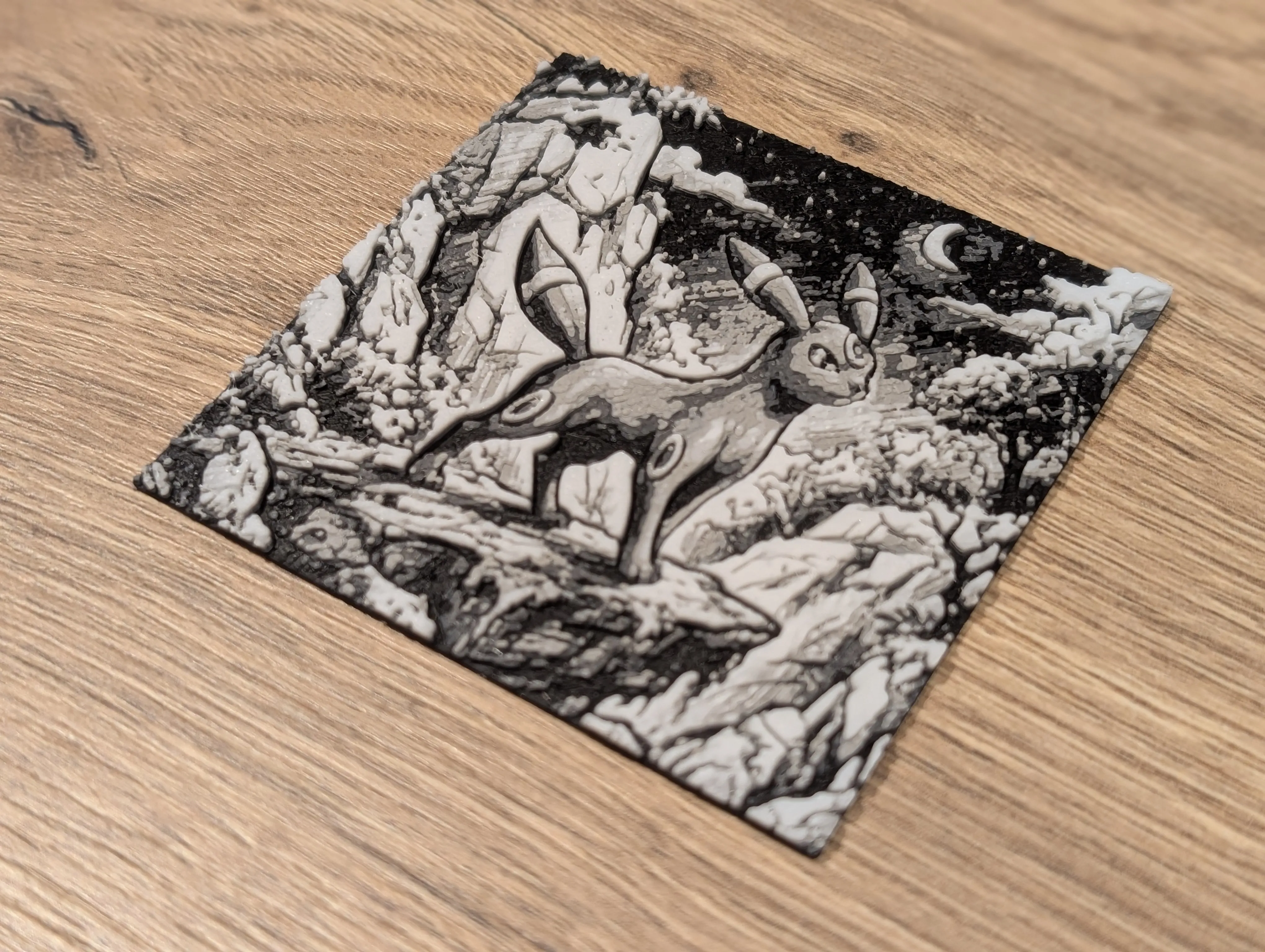 Eeveelution Pokemon Hueforge & Frame - Free 3D Print Model - MakerWorld