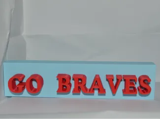 Braves city home decor