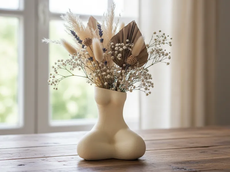 Female Body Vase – Minimalist  Home Decor