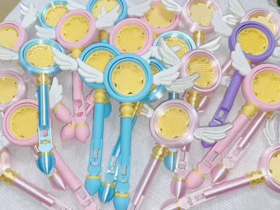 Sakura Magic Wand Perler Bead Set: Pegs + Vertical Pegboard