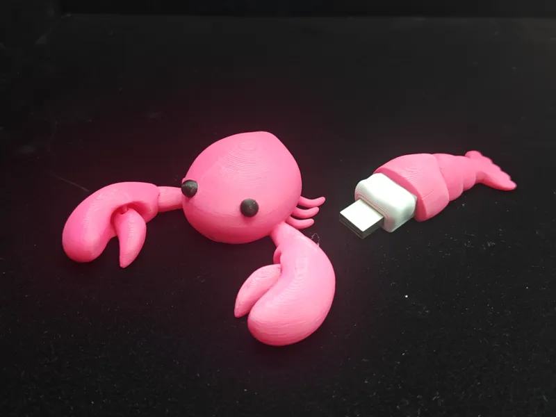 可动龙虾U盘