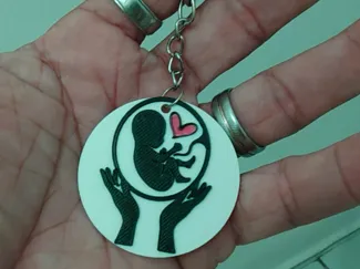Chaveiro omenagem Obstetra