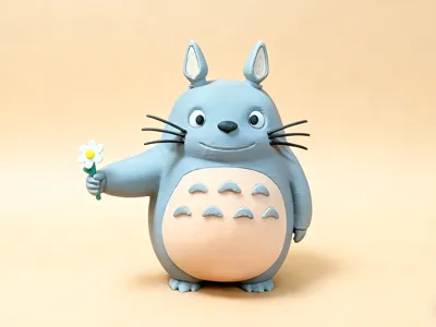Cute Totoro Desktop Ornament (separated parts)