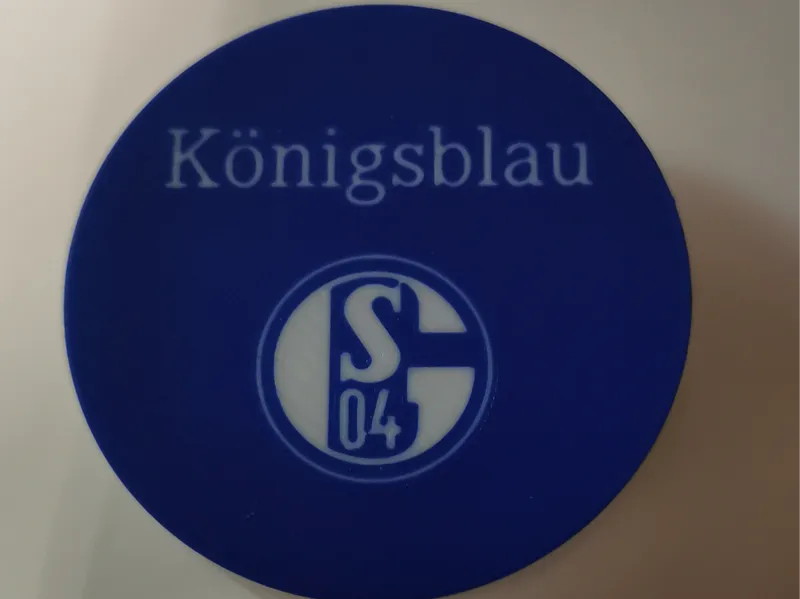 Schalke 04 Flaschenöffner rund