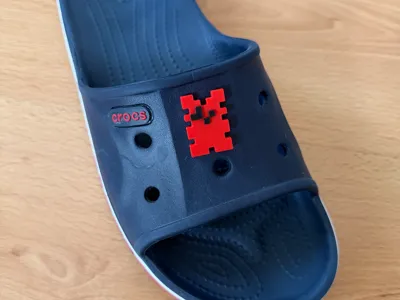 Foxy Croc Charm – FNAF Pixel Art