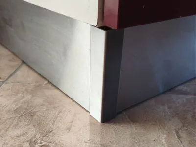 kitchen baseboard corner