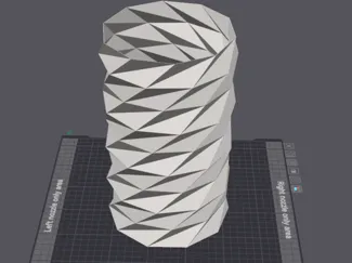 Grande Vase geometrique
