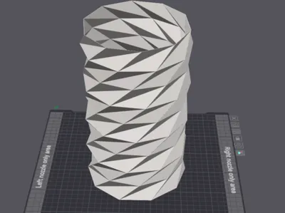 Large Geometric Vase
