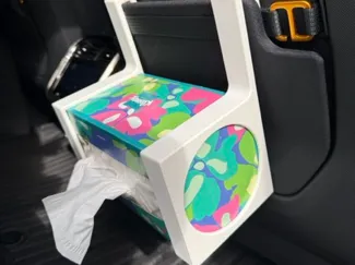 car seat pocket Kleenex hanger
