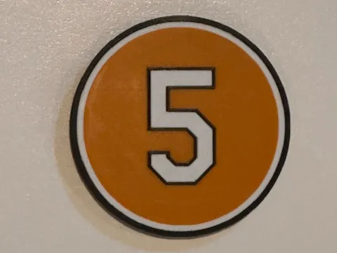 Brooks Robinson Number Coaster