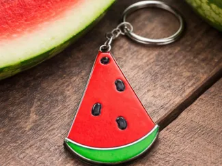 watermelon keychain