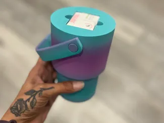 kid juice box tumbler with handle 