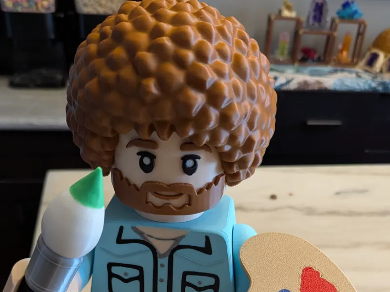 Big Brick Bob Ross (megafigure)