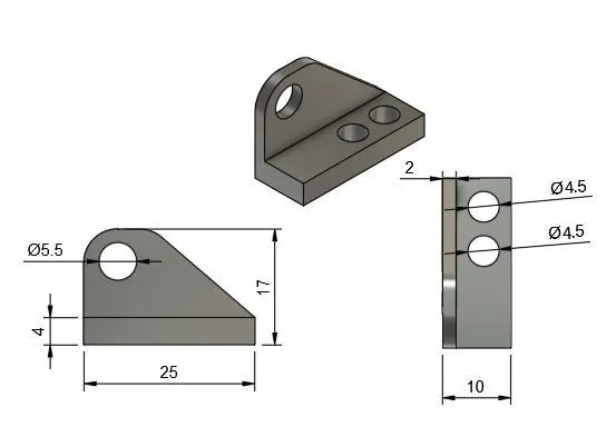 Raise3D Pro2 Dial Indicator Attachment