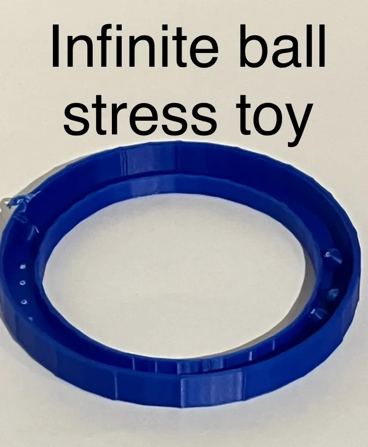 infinate ball loop stress toy - Free 3D Print Model - MakerWorld