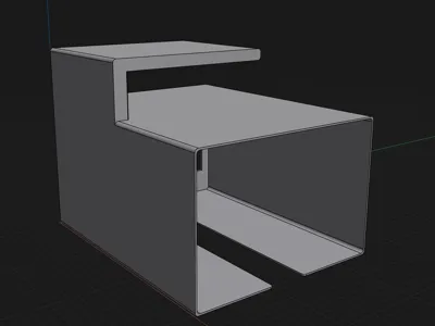 Under-cabinet tissue box