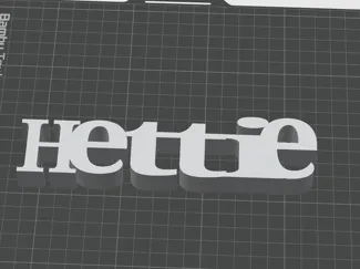 Hettie name sign