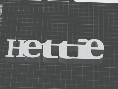 Hettie name sign