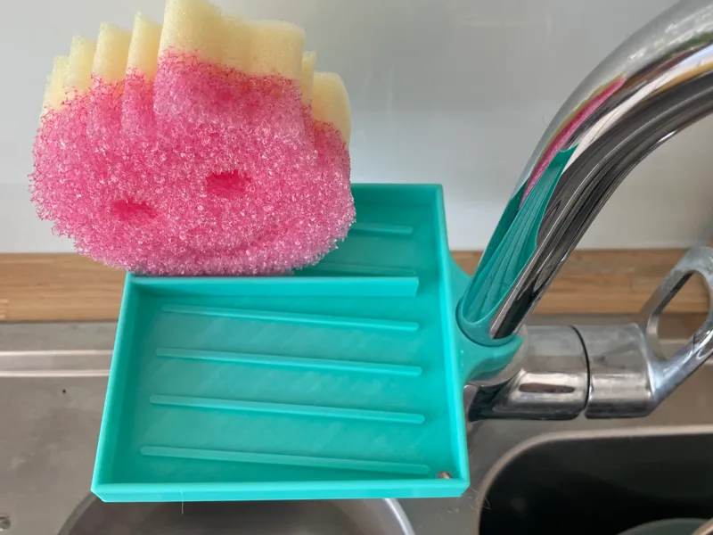 Double Sponge Holder for Faucet Scrub Daddy - 23mm