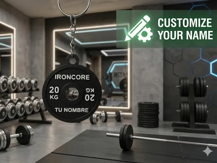 Personalized Gym Plate | AMS Ready | Customizable