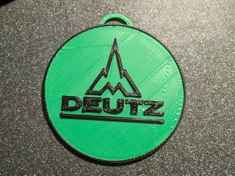 Deutz Old Logo Keychain