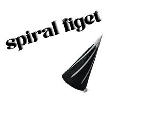 spiral fidget cone