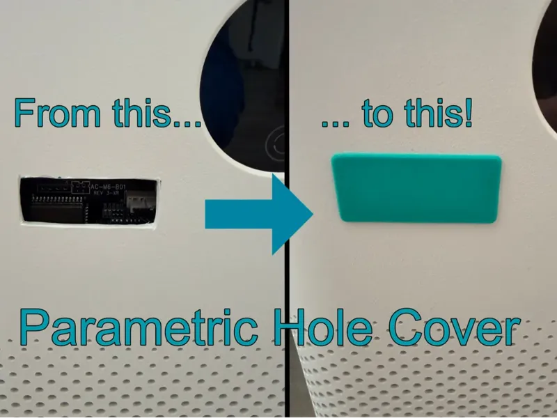 Square Hole Cover - Parametric