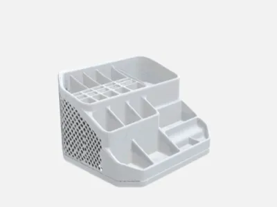 Pen holder, erasers...