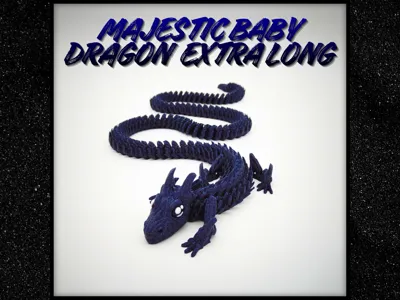 Majestic Baby Dragon Extra Long