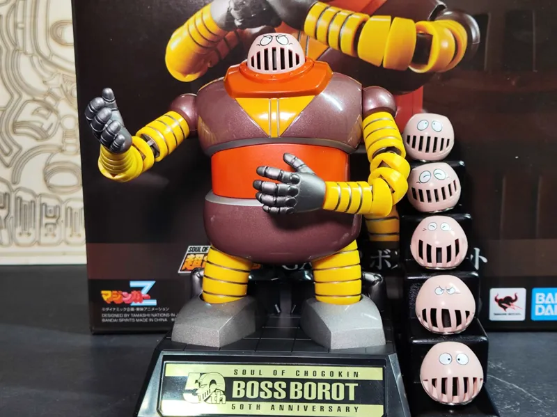 Display stand teste di Boss Robot Bandai GX 10r