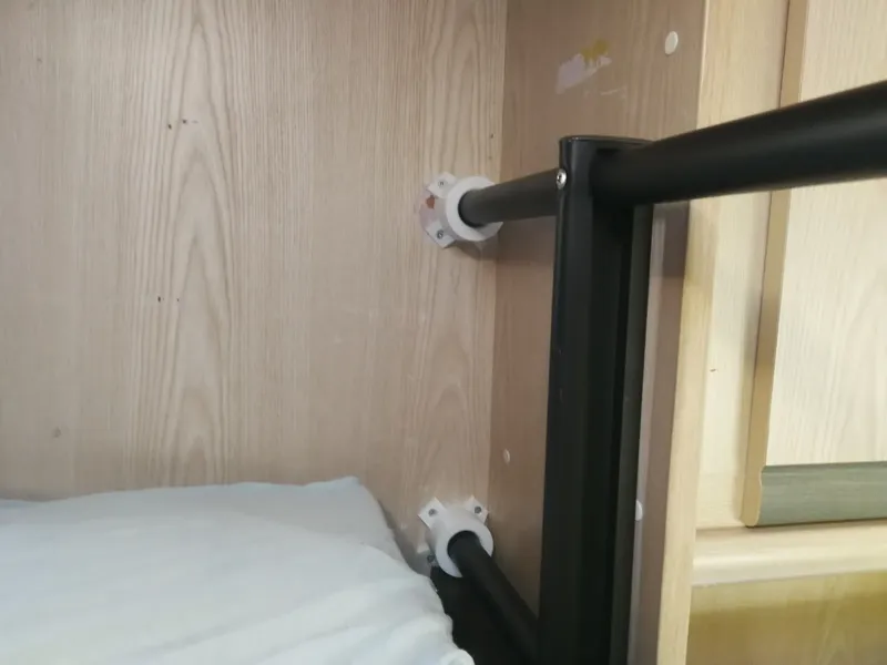 Ladder Rod Holder for RV Loft Beds – Rail Bracket