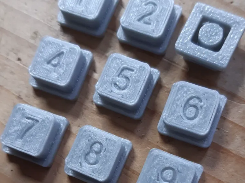 10 Knobs for tectile switches
