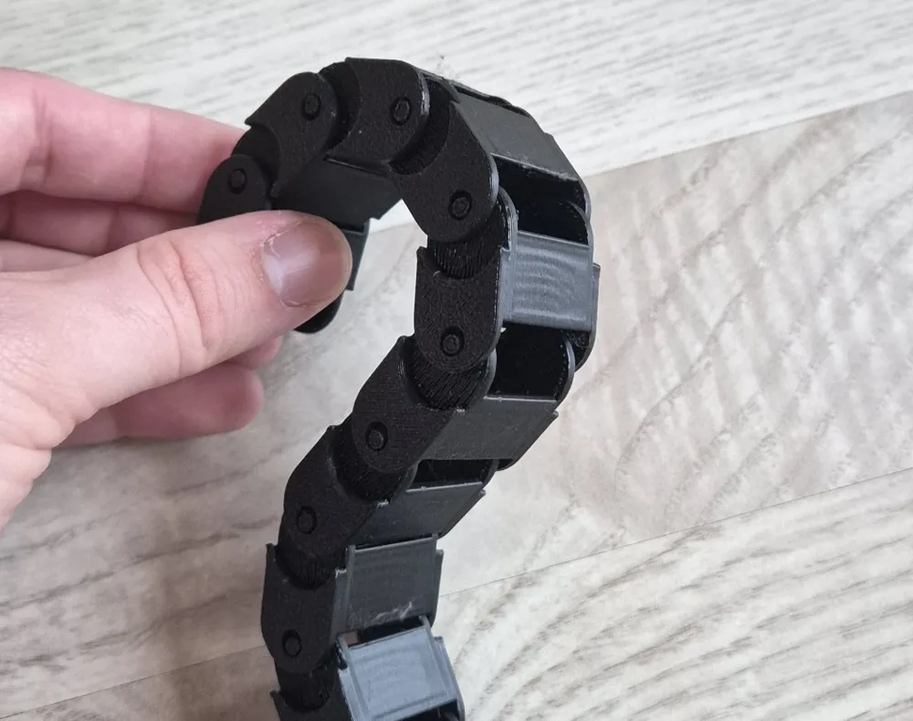 Modular Chain Model Modular Cable Chain – Snap-Fit Design - Free 3D Print Model - MakerWorld