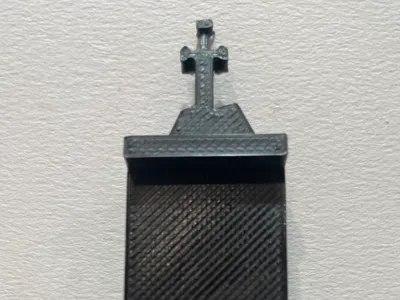 Excalibur in the rock book mark