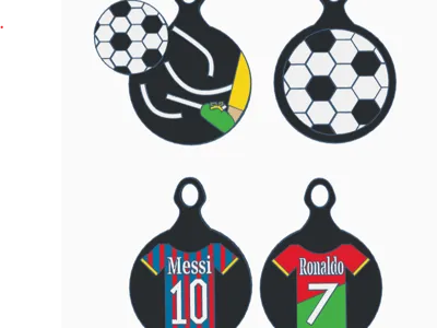 Soccer Keychains
