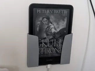 Wall mounted Kindle holder