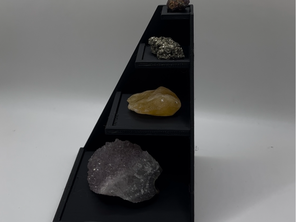Crystal & Mineral Tiered Display