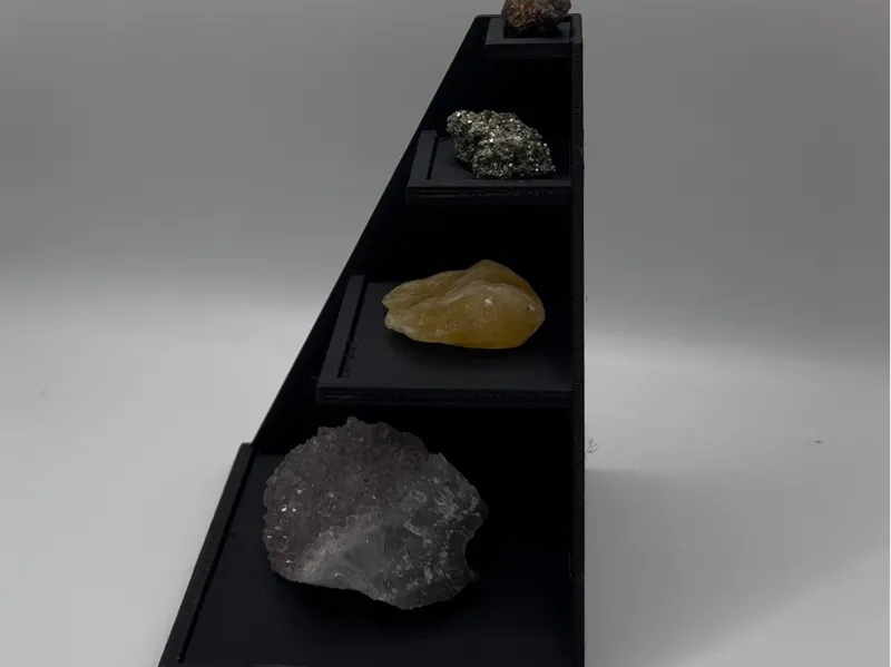 Crystal & Mineral Tiered Display