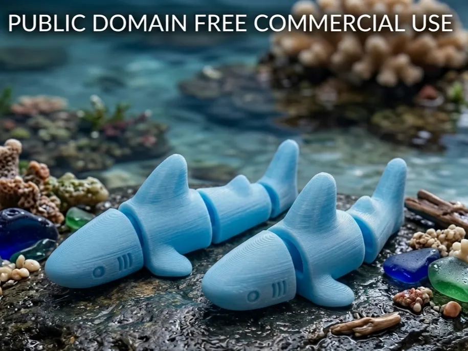 Requin articulé flexible — 2 tailles