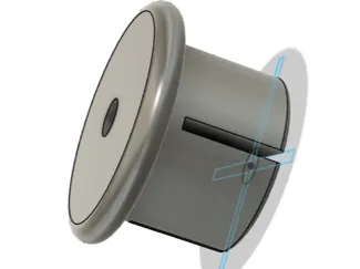 Closet End Cap - 30mm 1/4-20 bolt to expand