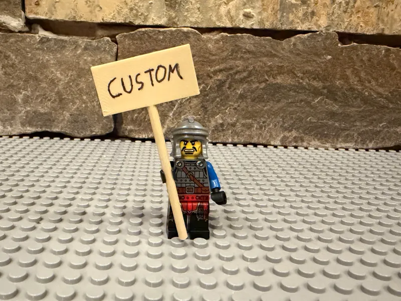 Customizable L E G O Sign