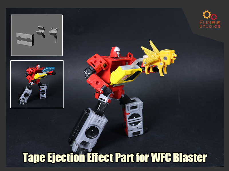 Tape Ejection Effect for Transformers WFC Blaster