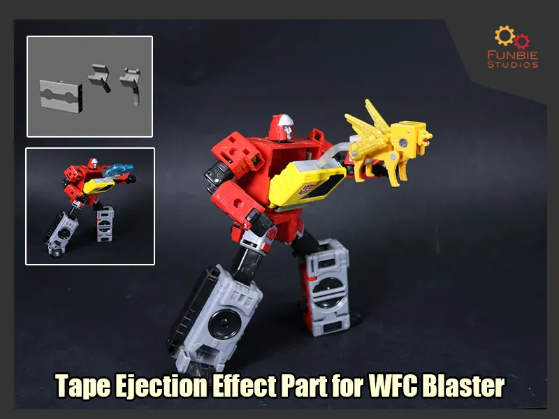 Tape Ejection Effect for Transformers WFC Blaster