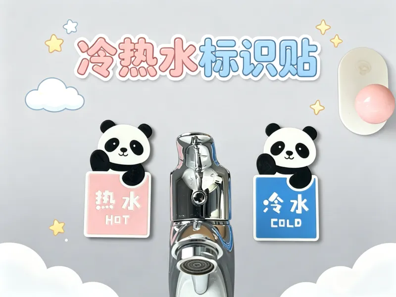 冷热水标识牌