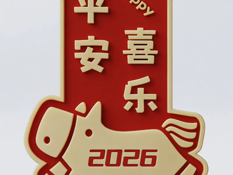 平安喜乐吊坠