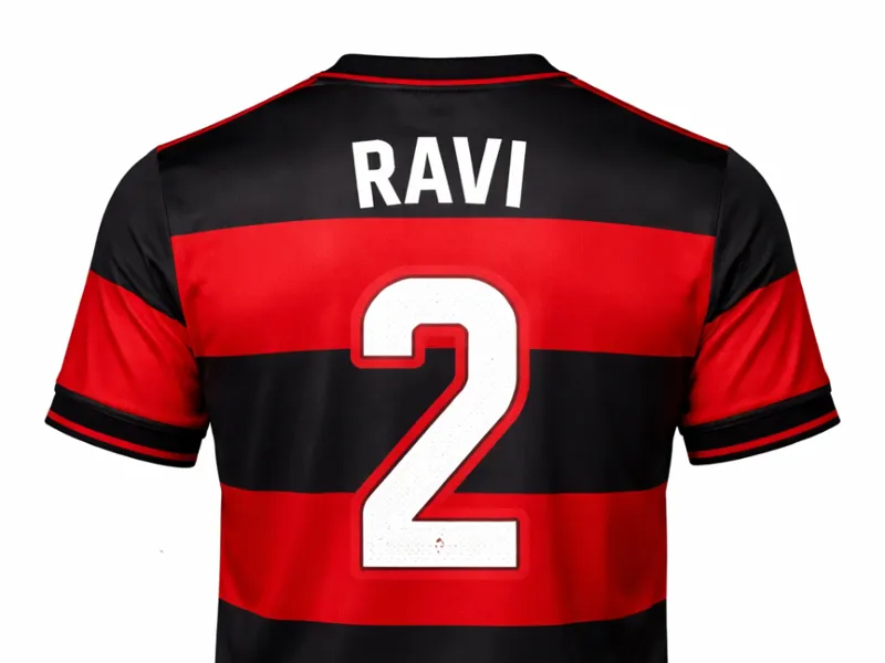 Camisa do Flamengo escrito Ravi