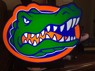 Florida Gators Light Box with Stand